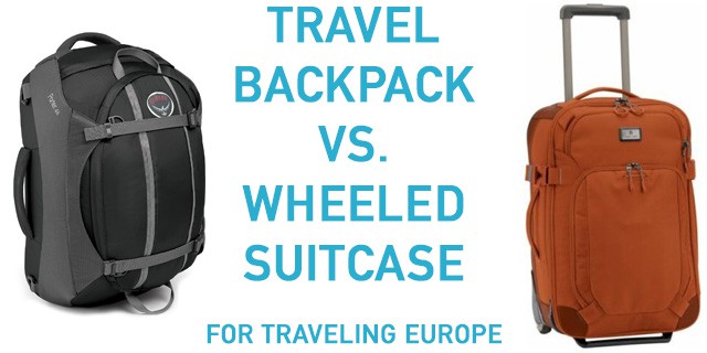 europe travel pack