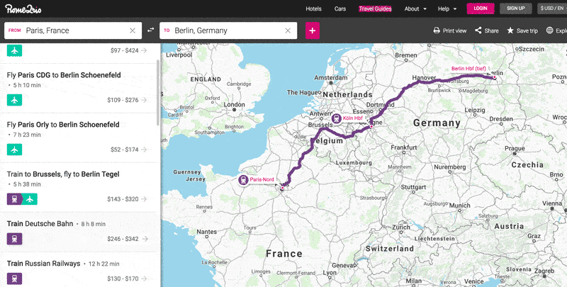 How to plan a railway journey across Europe