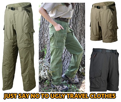ExOfficio- Travel Clothing that will not wear out. (I have had