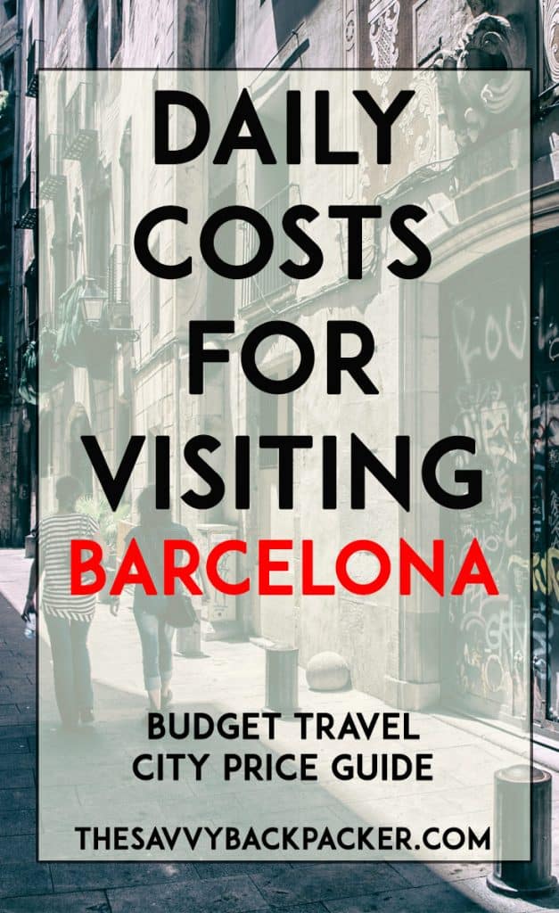 barcelona travel cost