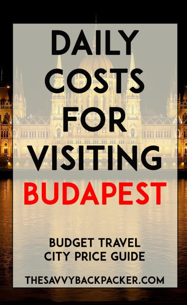 hungary daily travel expenses