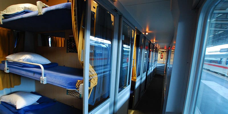 can you take dogs on sleeper trains