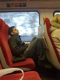 sleeping-on-train