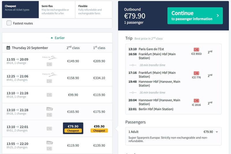 Revisión de trenes de Eurail | Trainline.eu