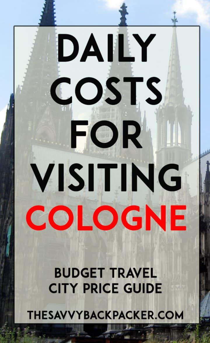 Cologne Price Guide Calculating The Daily Costs To Visit Cologne, Germany