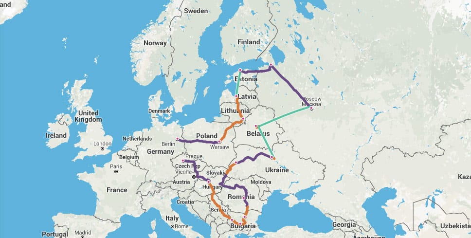 Itin Raire De Backpacking En Europe De L Est