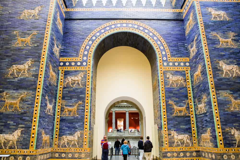 Ishtar gate from Babylon in Pergamon museum