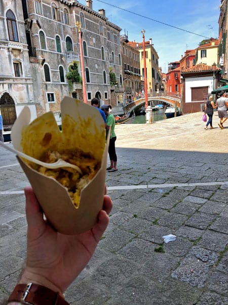cheap food Venice