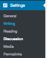 configure wordpress blog settings