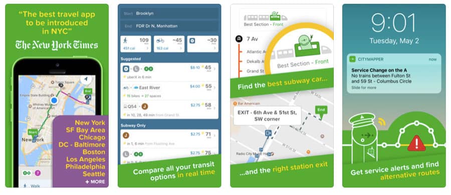 Best travel apps - City Mapper
