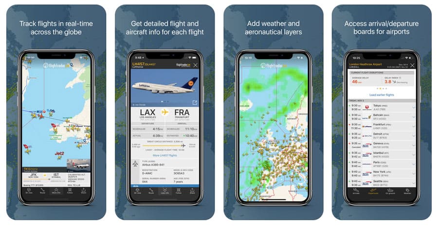 Best travel app - FlightRadar24