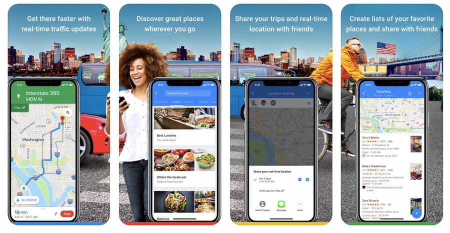 Best travel apps - Google Maps