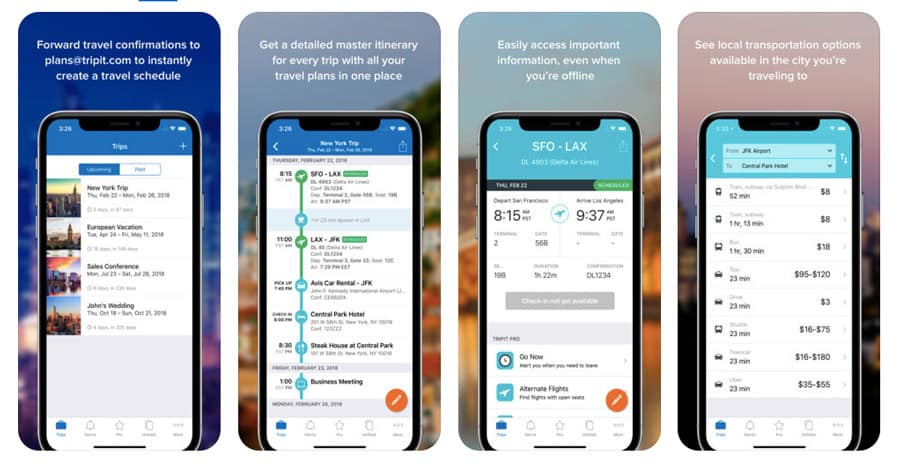 best travel apps - TripIt