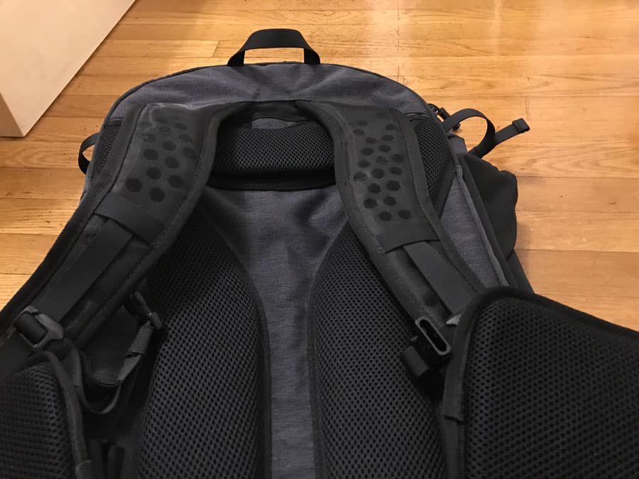 Tortuga Setout backpack review - back padding