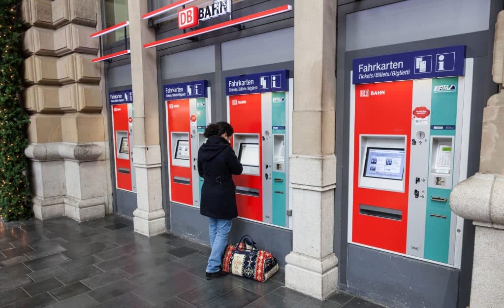 Germany Train - Ticket machine