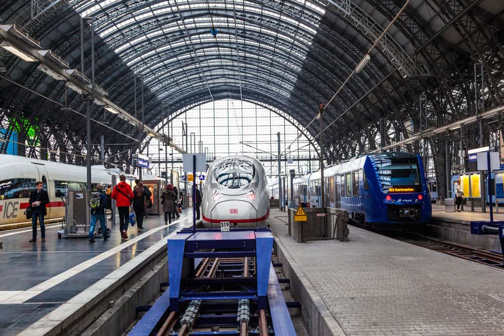 train travel through germany