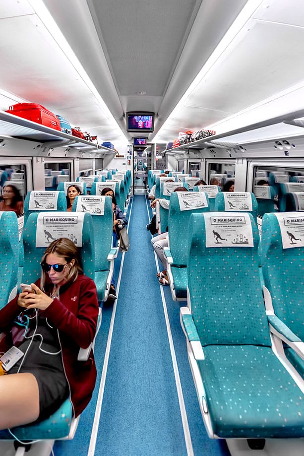 Spain train - seats
