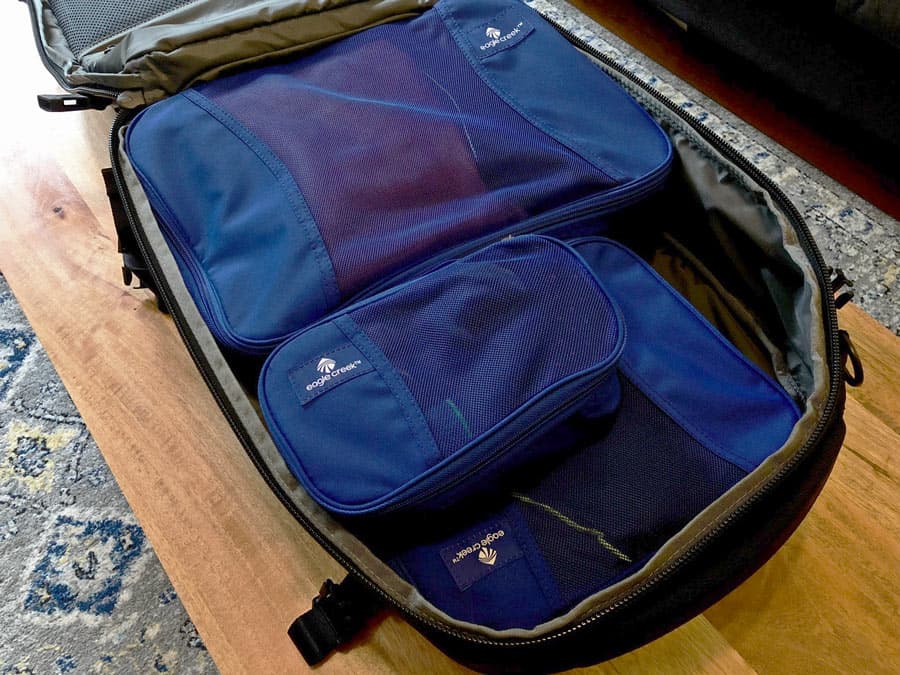 best way to pack packing cubes