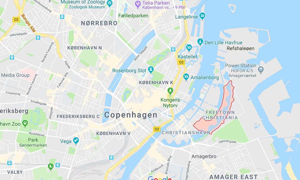 Christiania Map