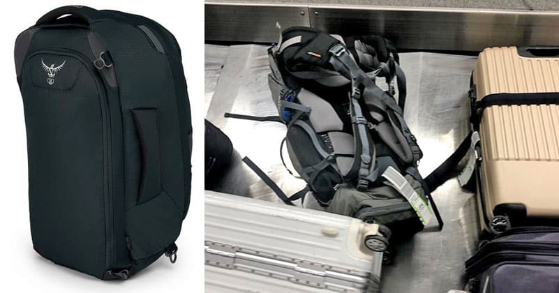 hiking backpack that opens like a suitcase