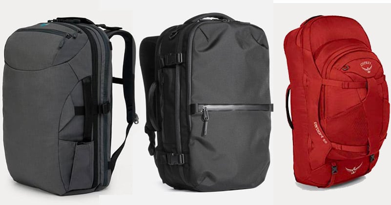 travel backpack that opens like a suitcase