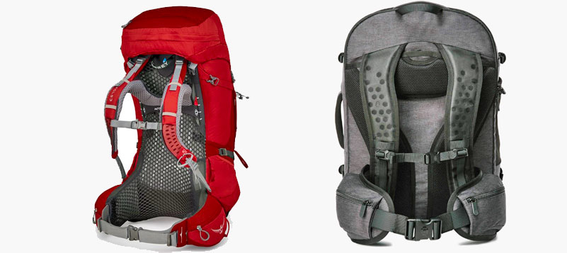 travel pack or backpacking