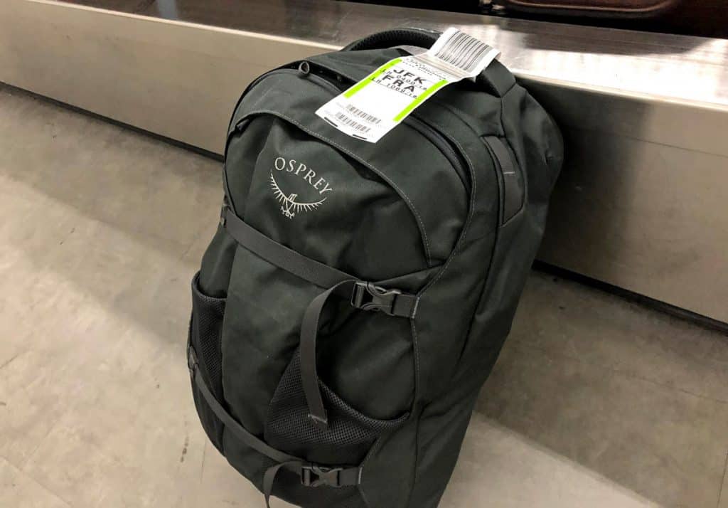 travel backpack for 2 days