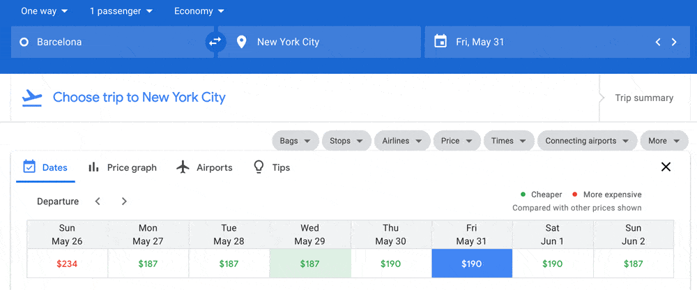 Cheap Flights | Barcelona to NYC