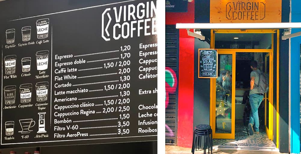 Virgin Coffee | Seville Travel Guide