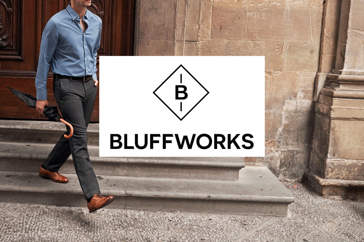 Hands On Bluffworks Review: Premium Travel Clothes for Men - The Modest Man