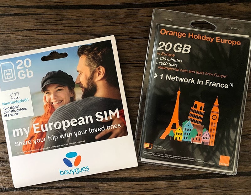 Tripadvisor  Carte prépayée Europe: Carte SIM orange vacances 20