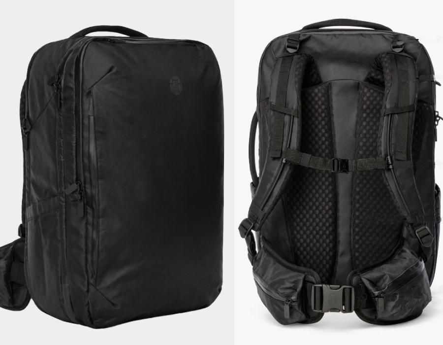 Black Flap Backpack, Business Travel Backpack School Bag College Bookbag  Stylish Zipper Laptop Backpack - Temu